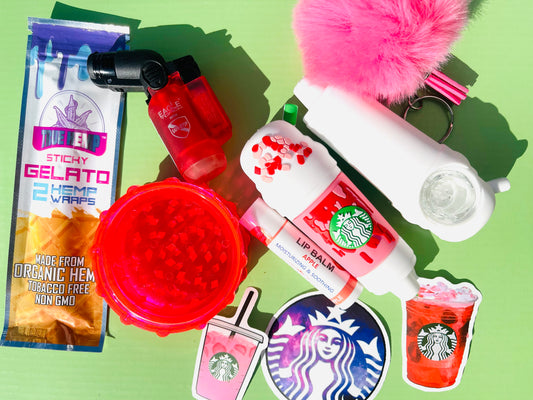 Pink Starbucks Pipe Kit