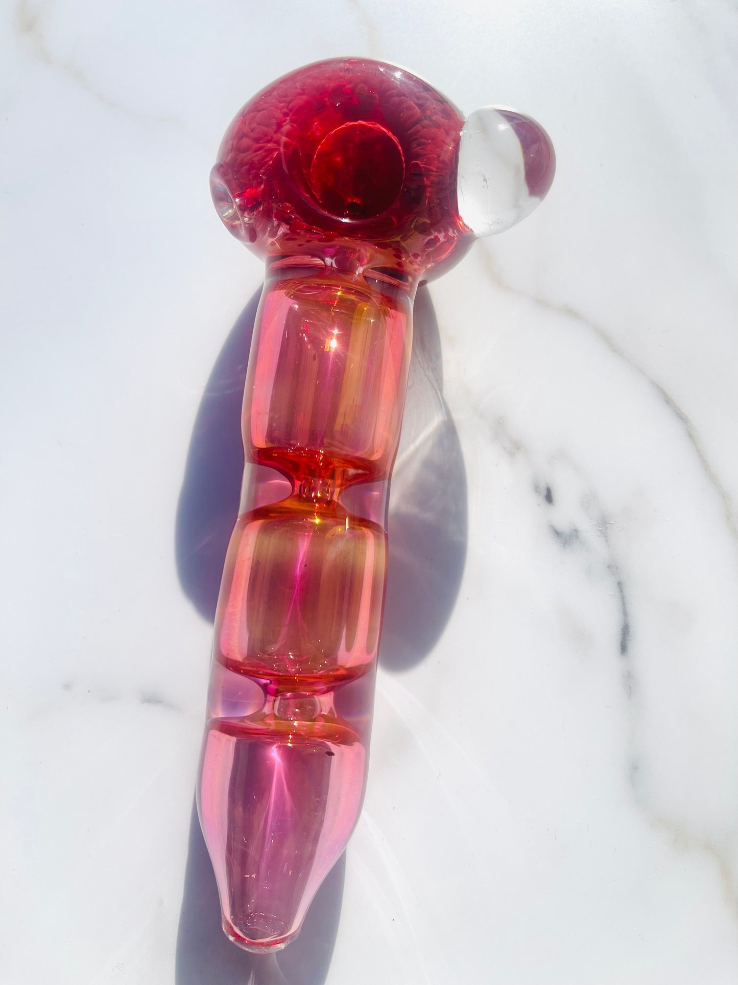 Red Glass Pipe