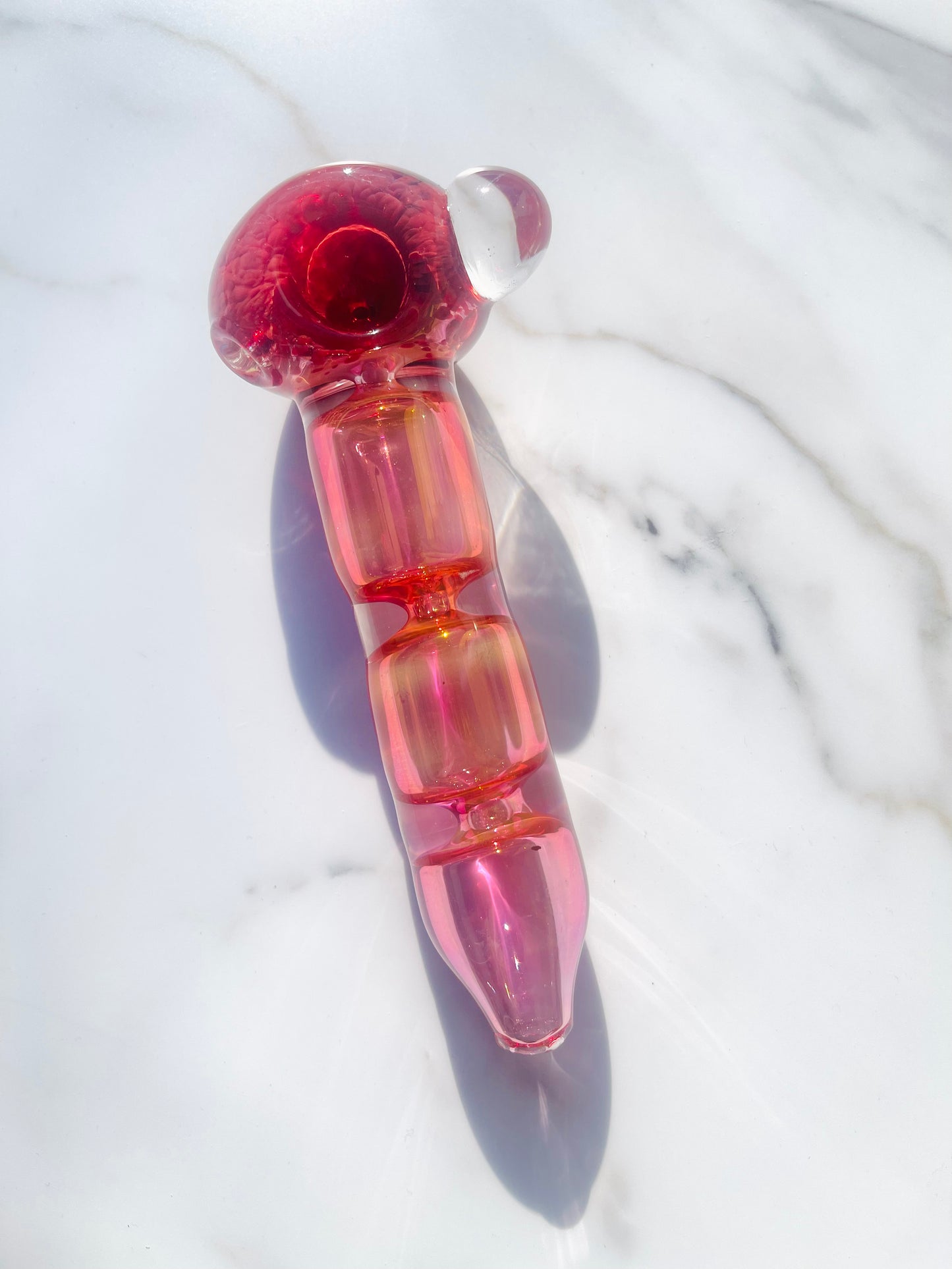 Red Glass Pipe